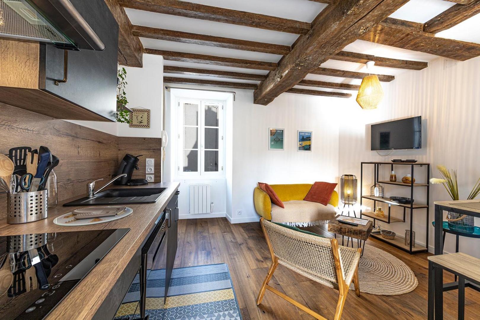 Апартаменти Le Petit Vauban - Petit Cocon Renove - Proche Сен-Мало Екстер'єр фото